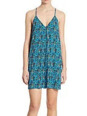 ALICE + OLIVIA Fan Floral Laguna Fierra Spring Dress